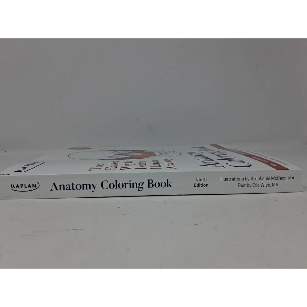 Kaplan Medical Anatomy Coloring Book- Brand New Never Used 9th Edition